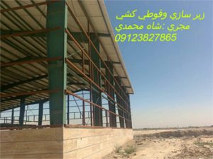 اجرای پوشش پروژه دانشگاه نظر آباد