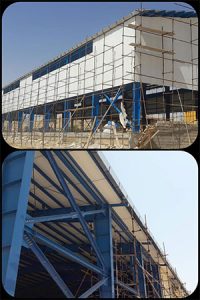 نصب پانل برای انواع سوله