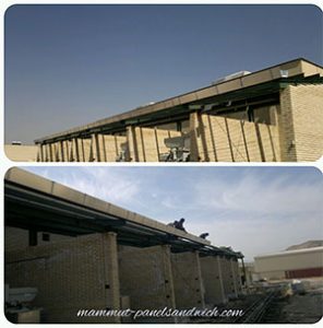 نمونه کار ساندویچ پانل سقفی قیمت ساندویچ پانل