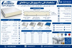 نصب ساندویچ پانل عایق در فضای سردخانه